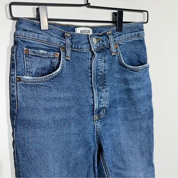 AGOLDE Riley High Rise Straight Woman Jeans Style # A056D-1255 SIZE 26 - Picture 2 of 12